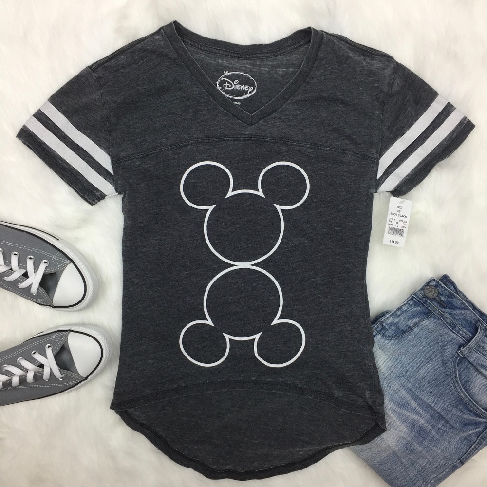 Hidden Mickey Mouse Shirt Junior Size XS Disney